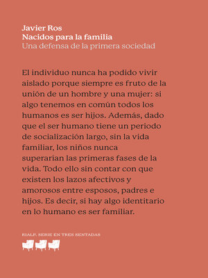 cover image of Nacidos para la familia